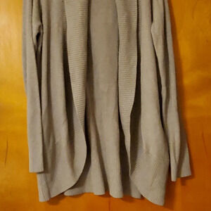 Barefoot Dreams CozyChic Lite Circle Cardigan Sweater Gray L
